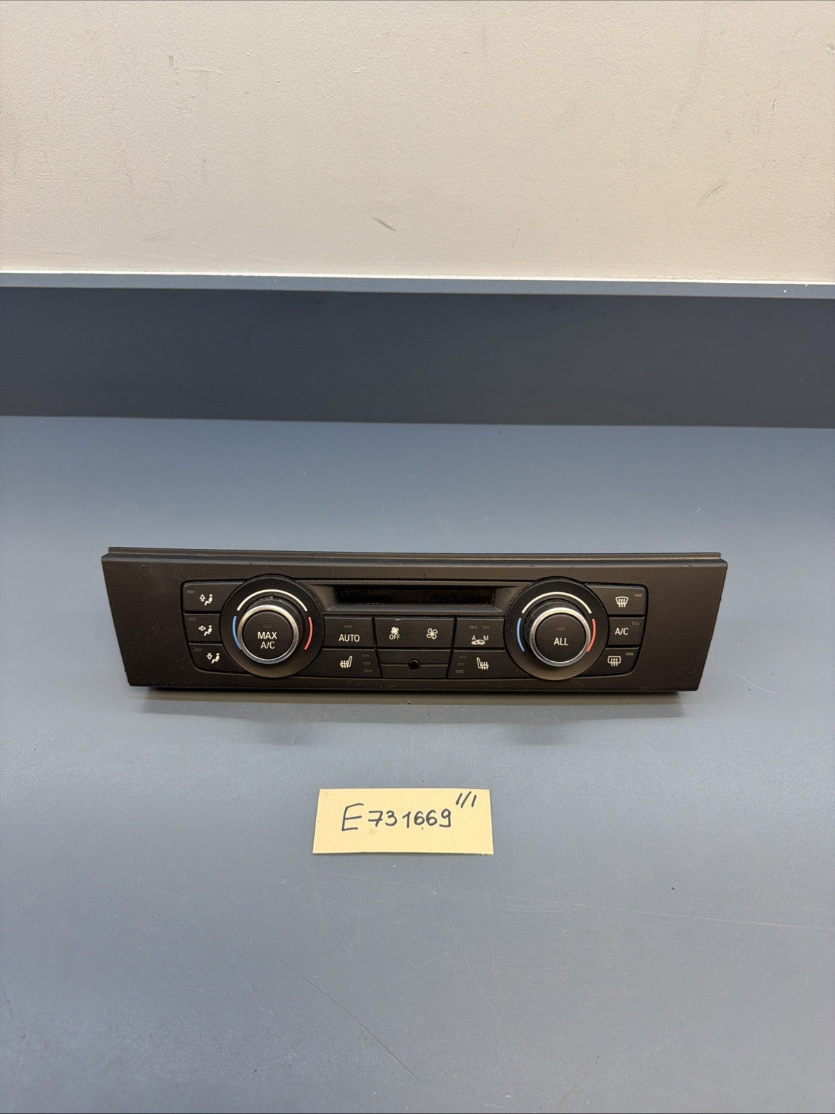 2013 BMW 328i 335i Coupe/Convertible Climate Control Panel 9287626 OEM