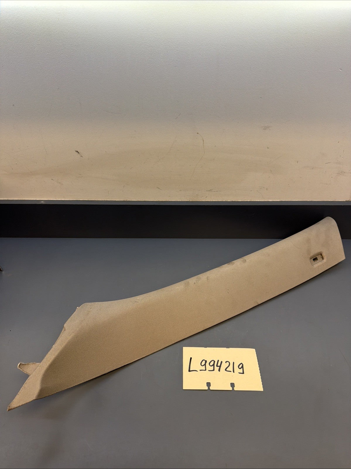 2007-2013 BMW X5 Left Front Side A Pillar Trim Finisher Panel 7129749 OEM GREY
