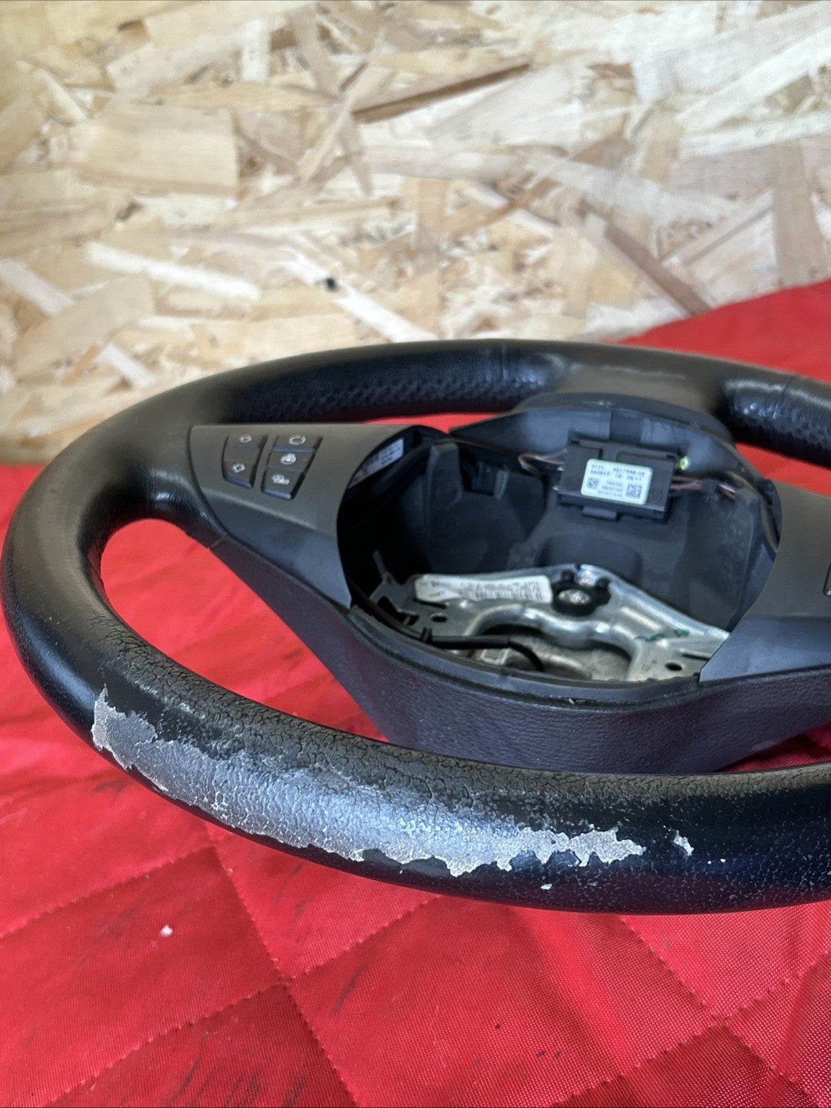 07-13 BMW X5 (E70) DRIVER HEATED STEERING WHEEL ASSEMBLY W/SWITCHES 921786 *NOTE