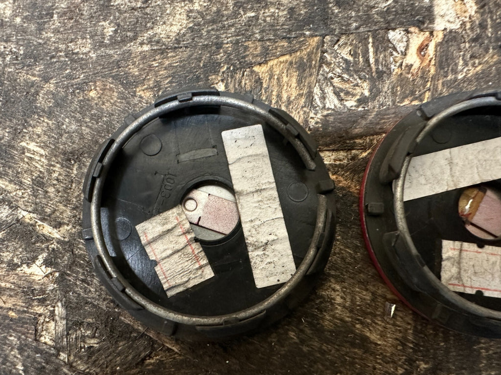 rotiform CENTER CAPS RED 2 INCH