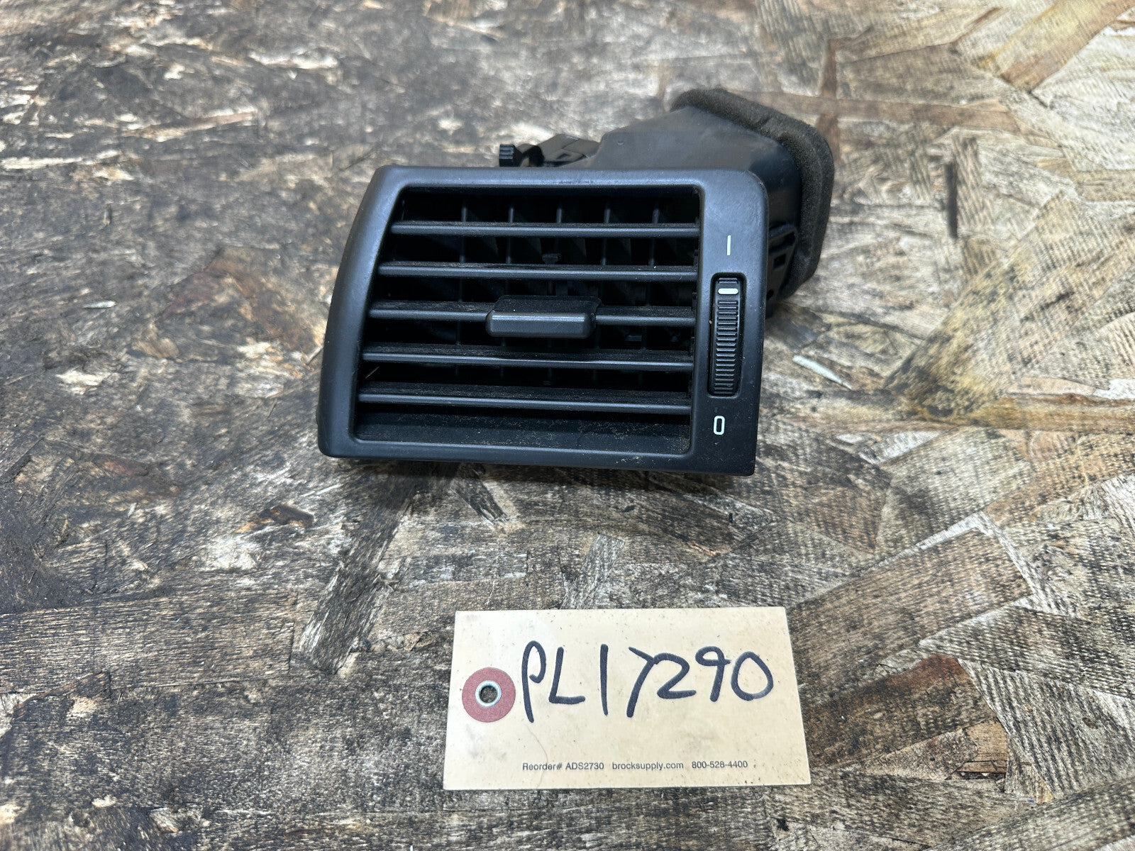 BMW 97-06 E46 3 SERIES BLACK LEFT DRIVER SIDE DASH AIR VENT ASSEMBLY 8361897