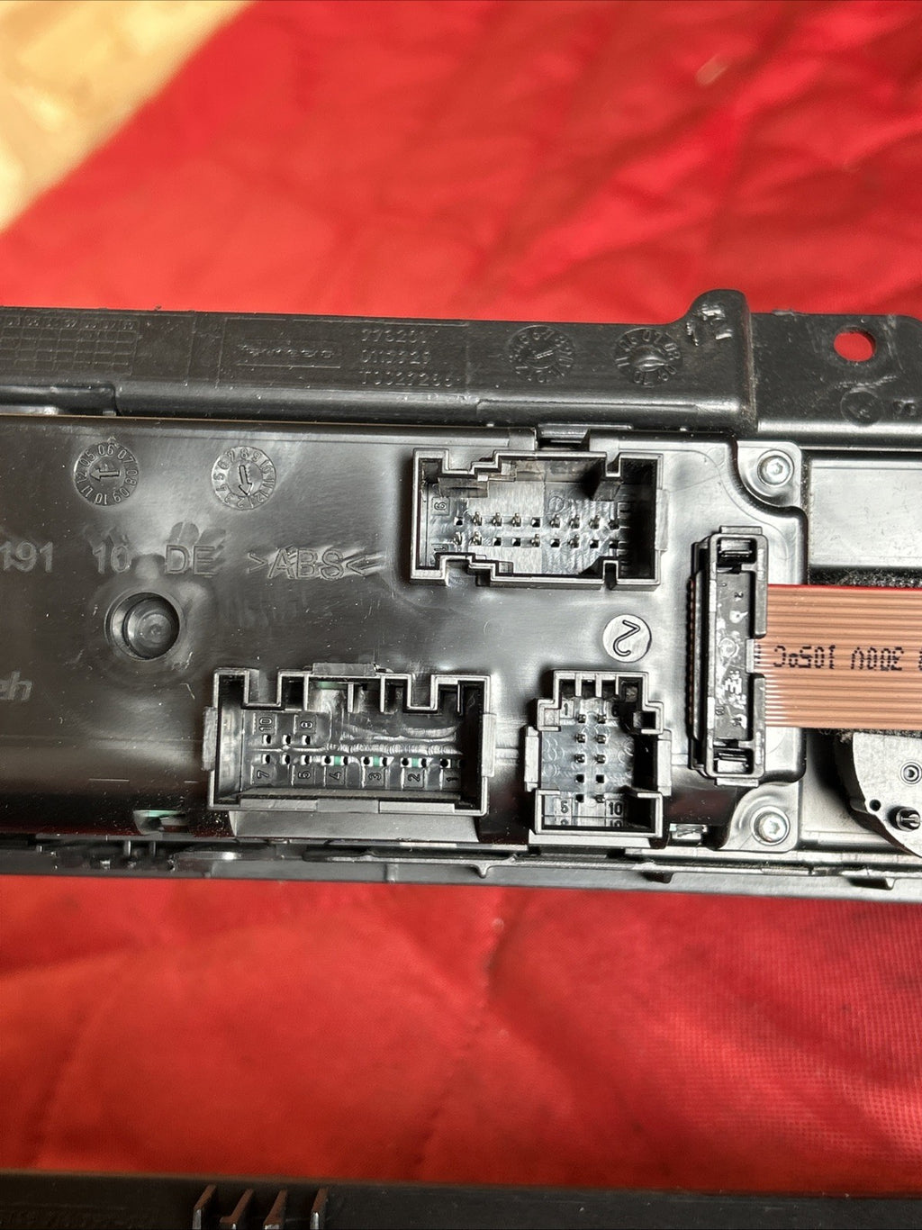 2007 - 2013 BMW X5 Climate Control Module DTC Switch Panel OEM 0117729