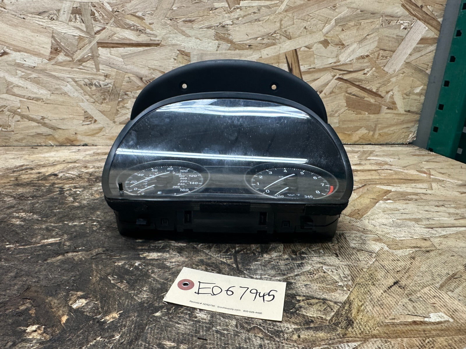 BMW 2006-2013 E90 E92 E9X SPEEDOMETER GAUGE CLUSTER 195K MPH BLACK OEM 9193745
