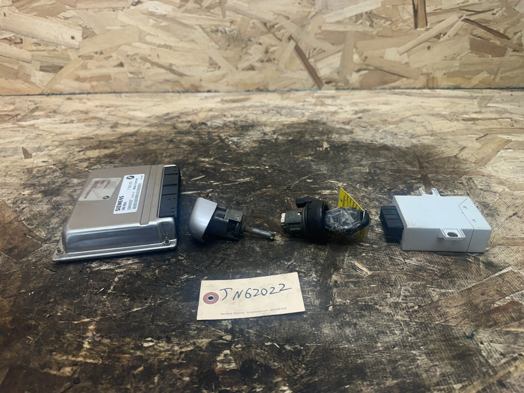 BMW 00-06 323ci ECU+CAS(IMMOBILIZER)+KEY+DOOR LOCK VIN MATCHED SET OEM 7500255