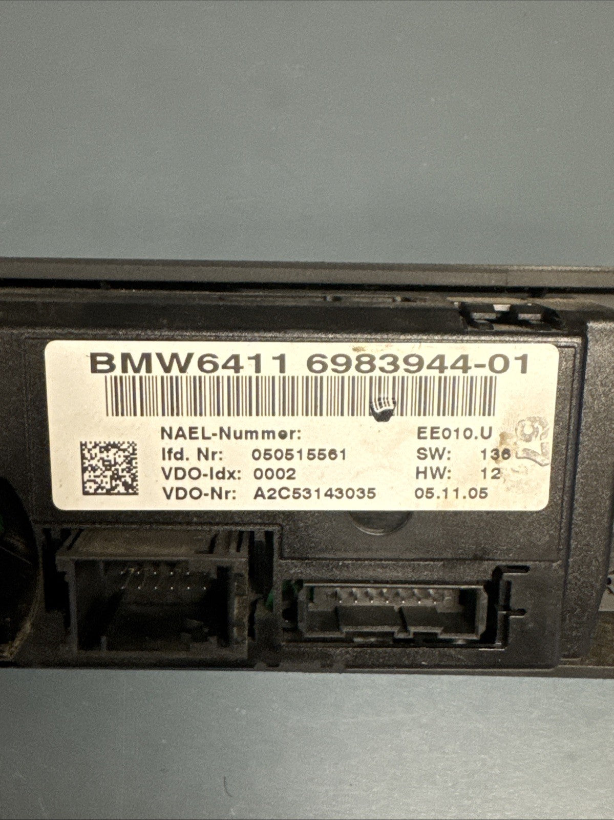 06 07 08 09 BMW e90 e91 3-series AC Temp Heater Climate Control Module 6983944