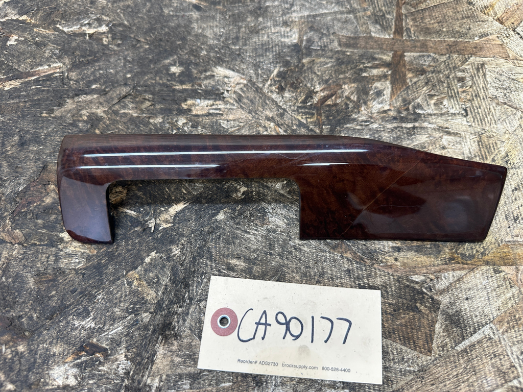 BMW 97-06 E46 3 SERIES HEADLIGHT CONTROL WOOD TRIM OUTER PIECE OEM 8203825