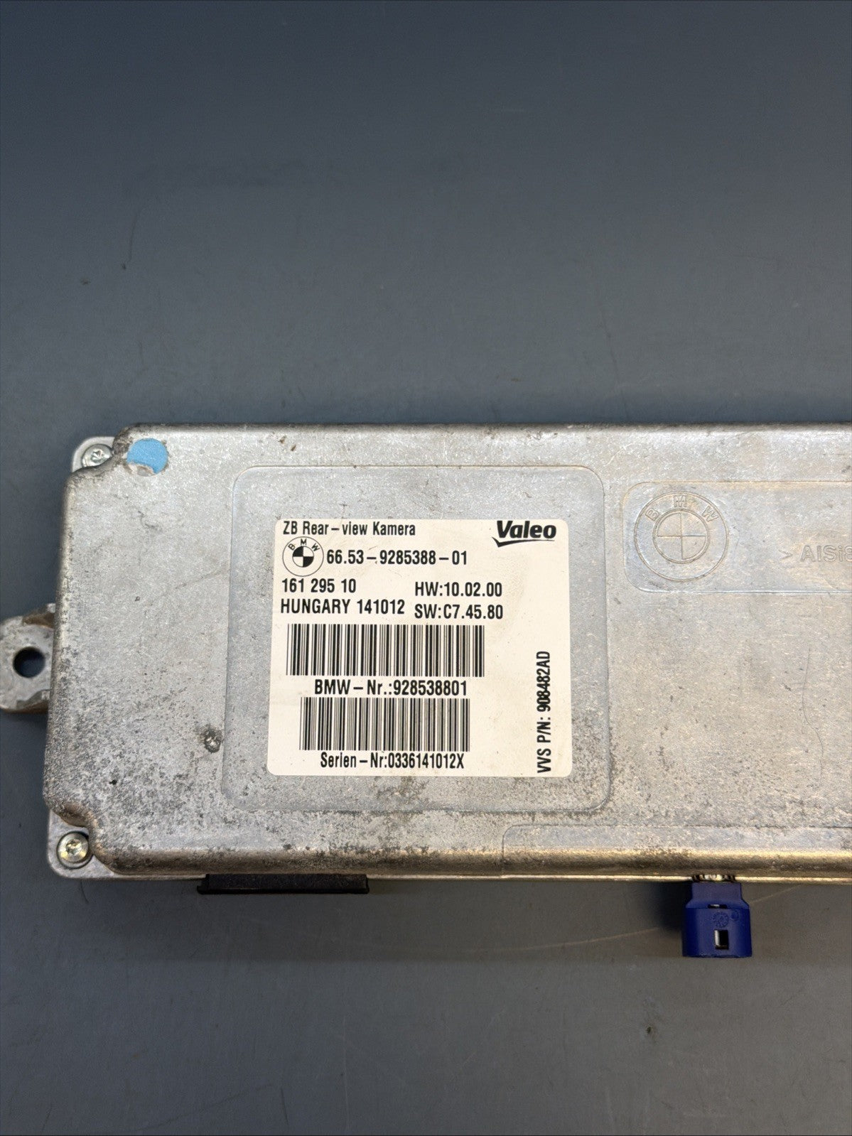 12 13 14 15 BMW X1 Rearview Camera Module 9285388