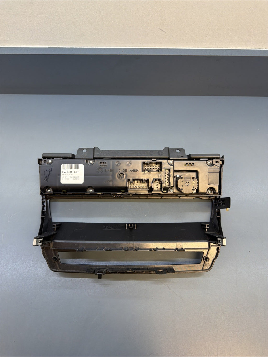 07-13 BMW E70 X5M X6 AC Heat Temperature Control Panel W/ TRIM OEM 9234335