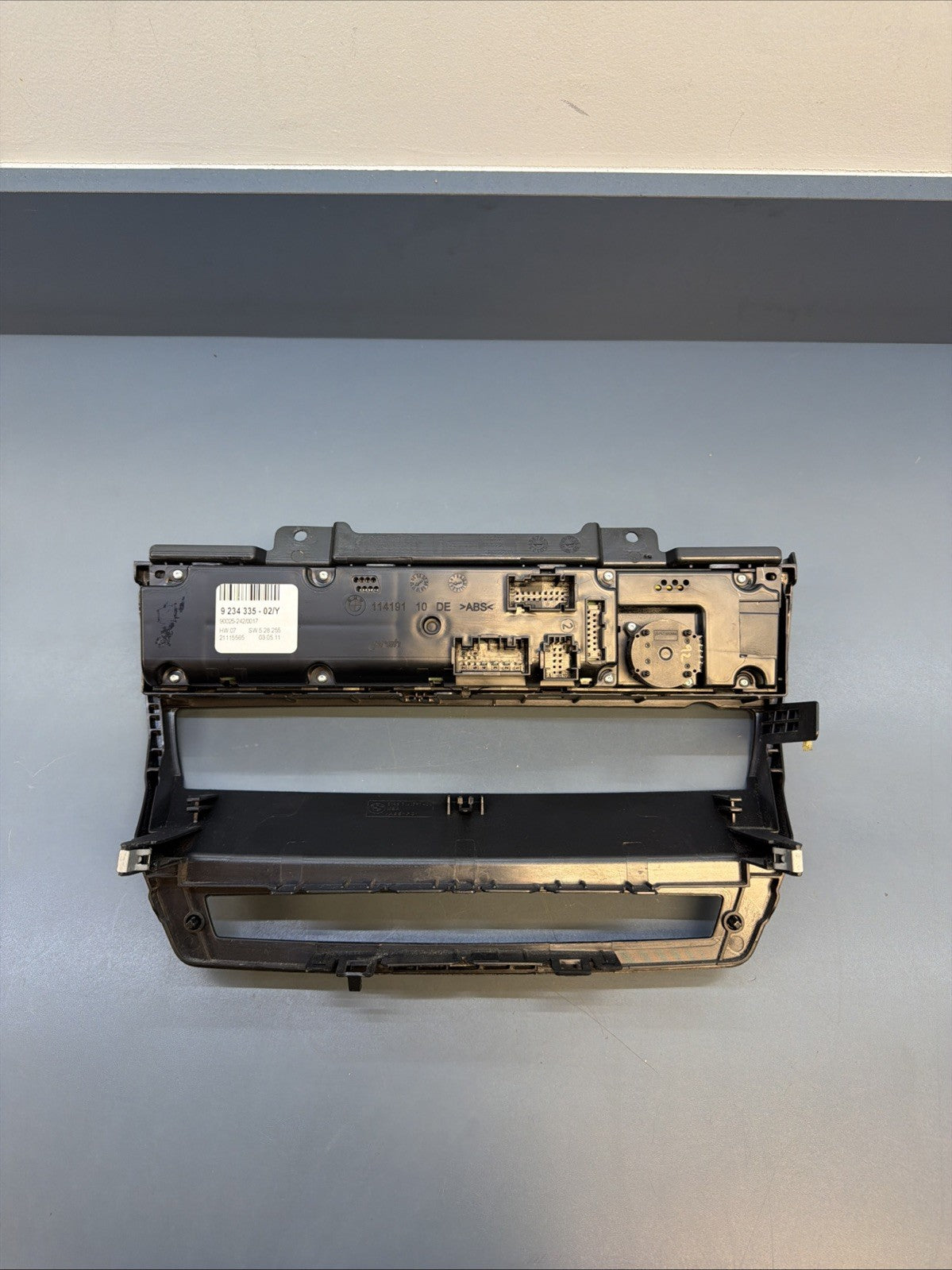 07-13 BMW E70 X5M X6 AC Heat Temperature Control Panel W/ TRIM OEM 9234335