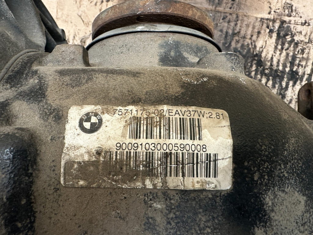 BMW 335d 3 SERIES REAR DIFFERENTIAL FINAL 2.81 DRIVE OEM 7571176 7518413 7571175