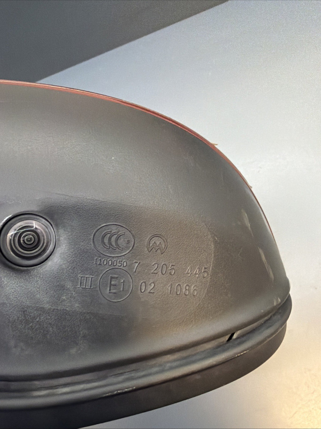 11-14 BMW X3 F25 LEFT DRIVER SIDE HEATED AUTODIM MIRROR RED 7205445