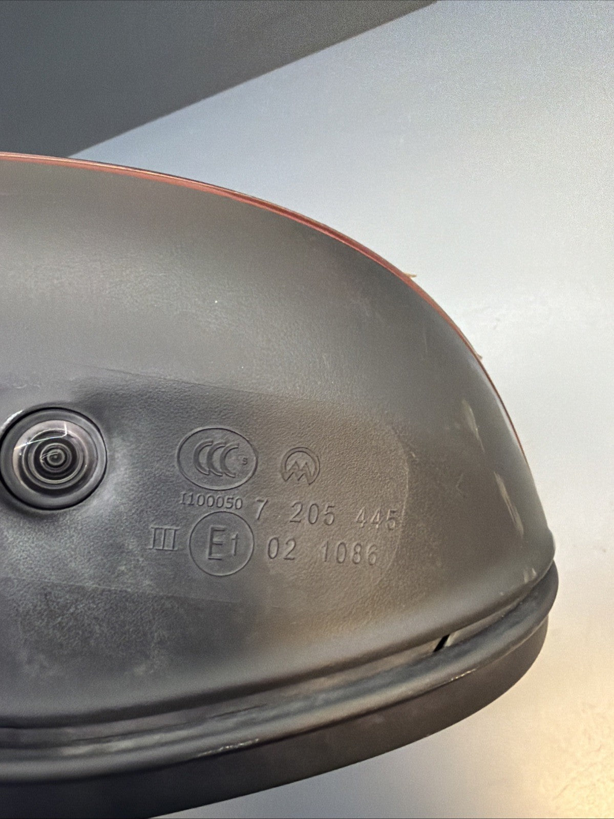 11-14 BMW X3 F25 LEFT DRIVER SIDE HEATED AUTODIM MIRROR RED 7205445