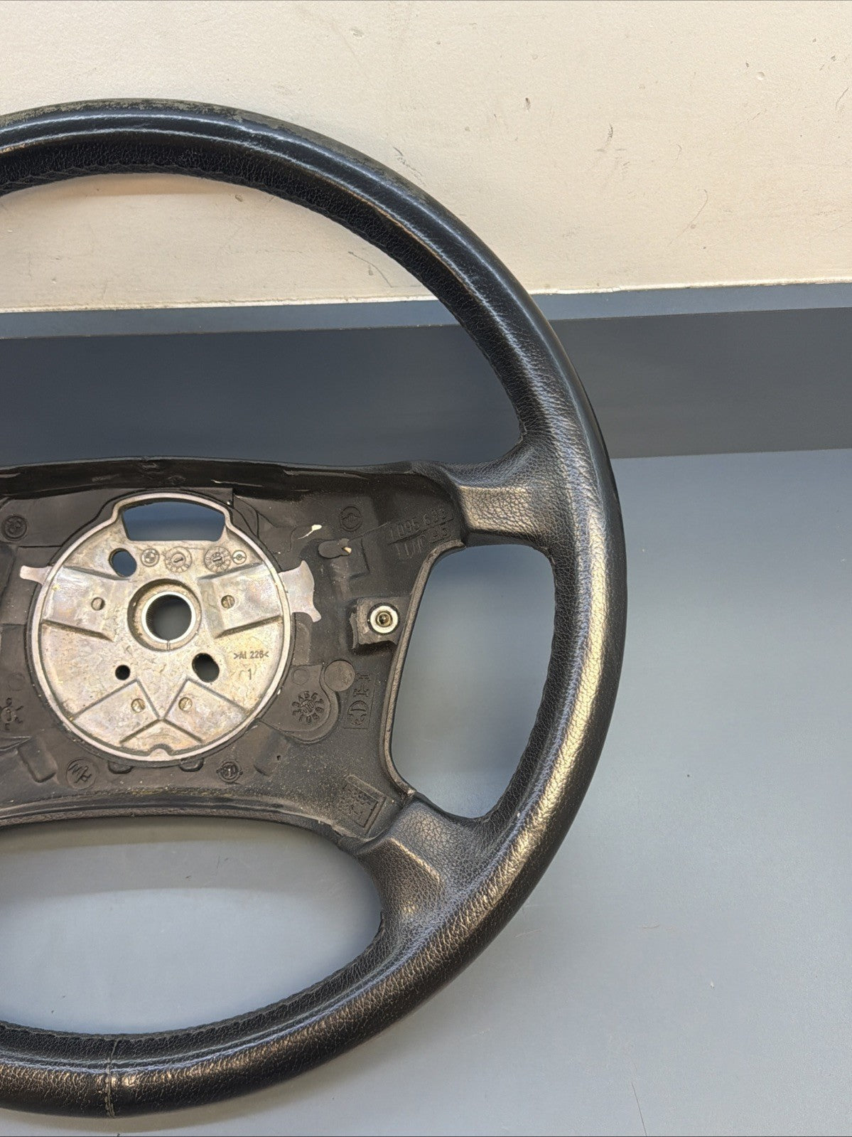 BMW E38 E39 740I 750I 530I 540I Steering Wheel Black Leather OEM 1095633