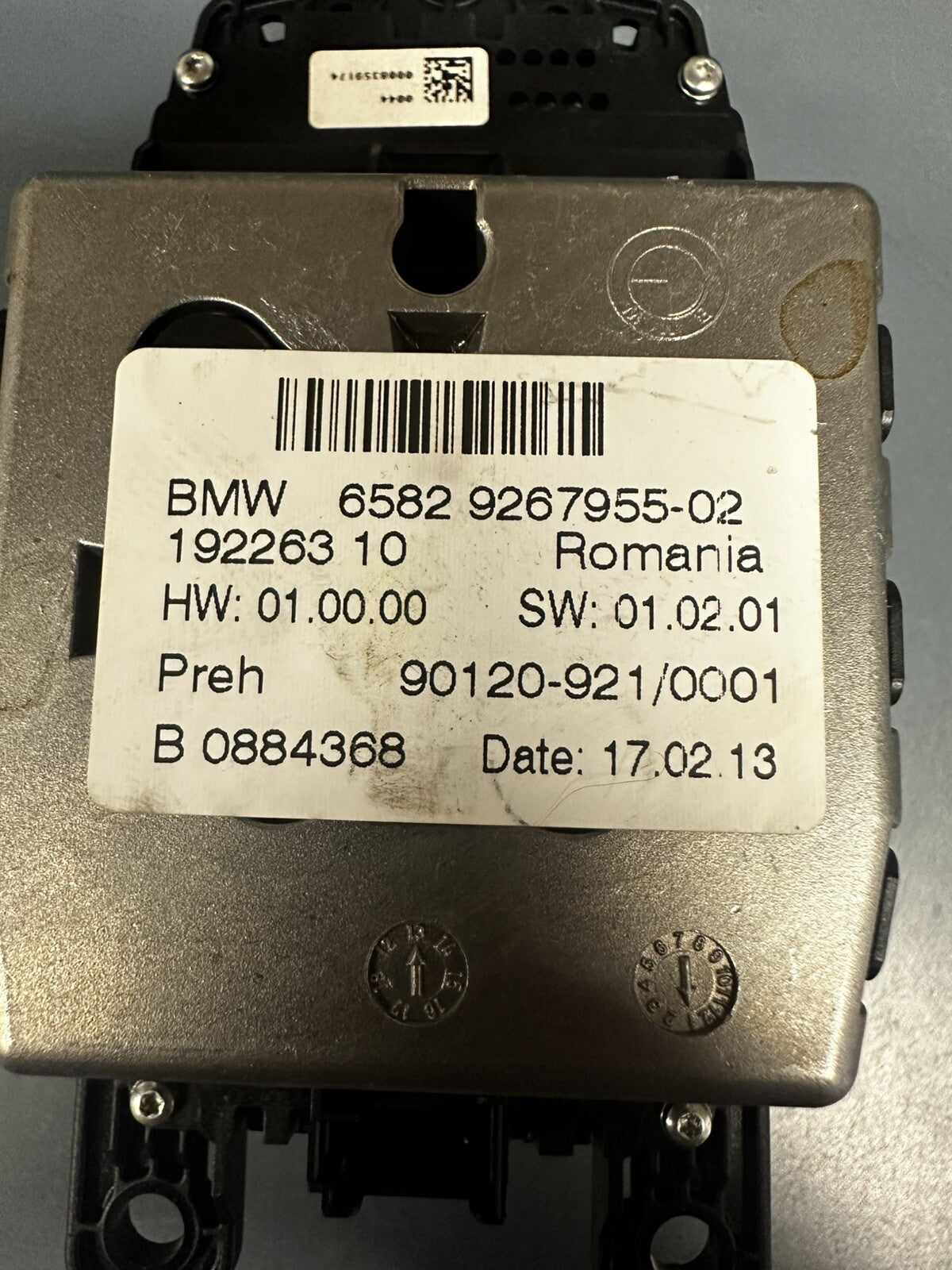 11-17 BMW F20 F30 F10 F25 135 335 RADIO NAVI CIC CONTROLLER KNOB IDRIVE 9267955
