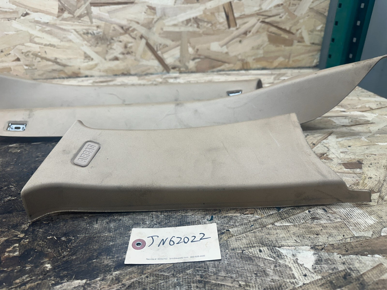 BMW 2003-2010 E83 X3 INTERIOR A+B PILLAR RIGHT+LEFT TRIM COVER BEIGE TAN OEM