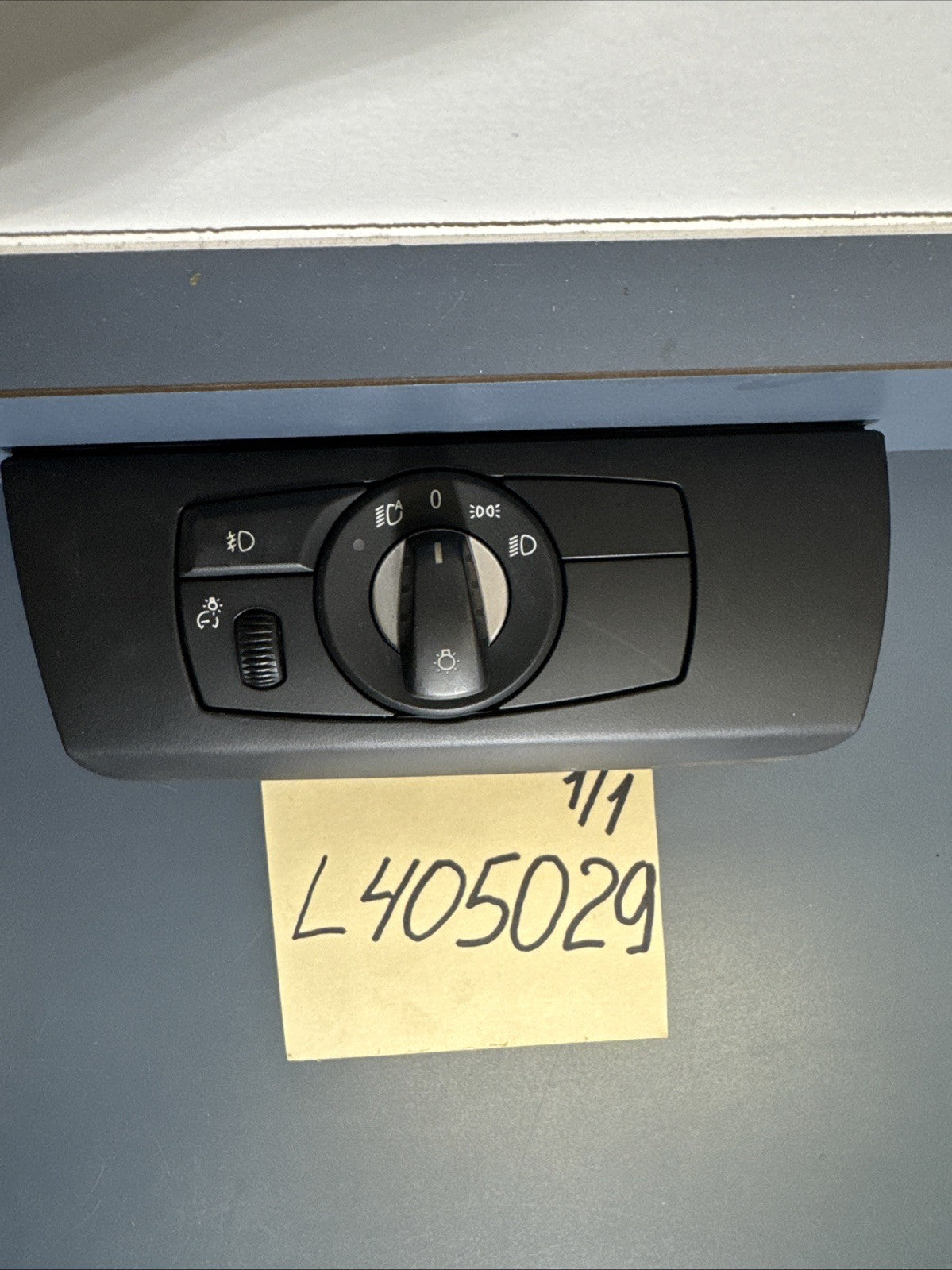 2007 - 2013 BMW X5 E70 Headlight Fog Light Lamp Control Switch 9134728 OEM