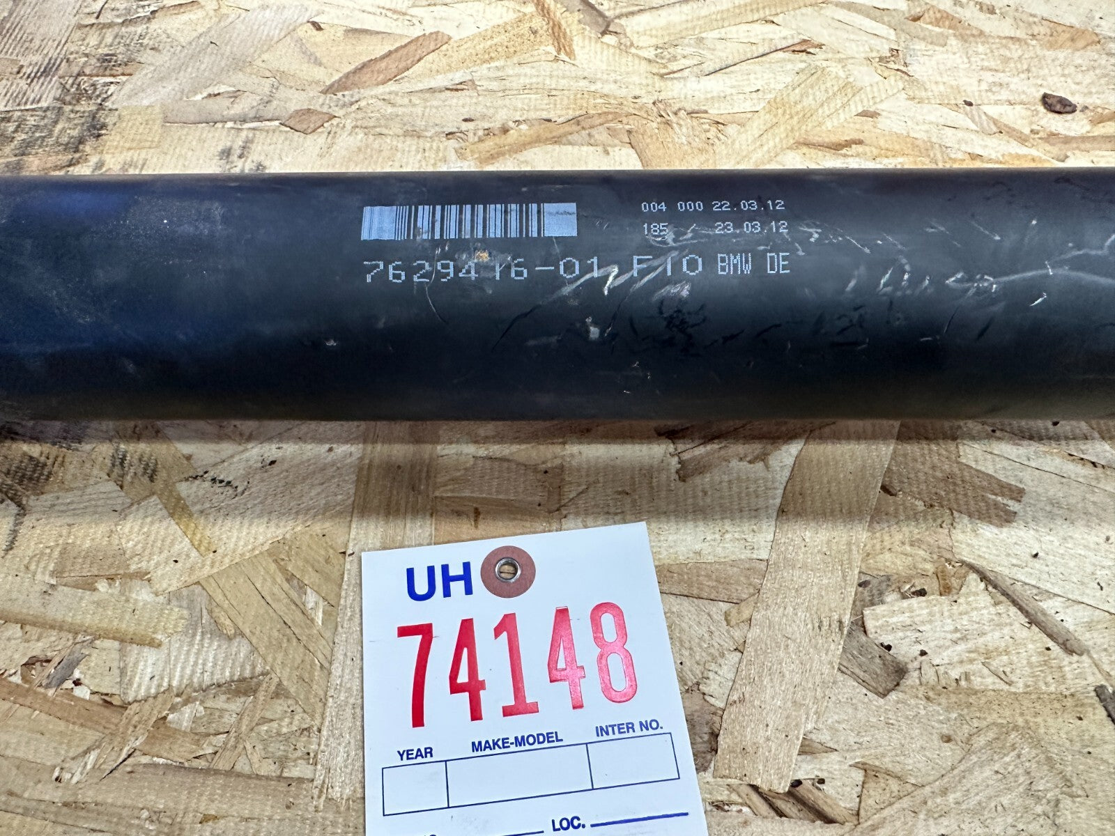 OEM BMW REAR DRIVESHAFT FITS AUTOMATIC 10-17 F10 F11 528iX SEDAN/WAGON 7629416