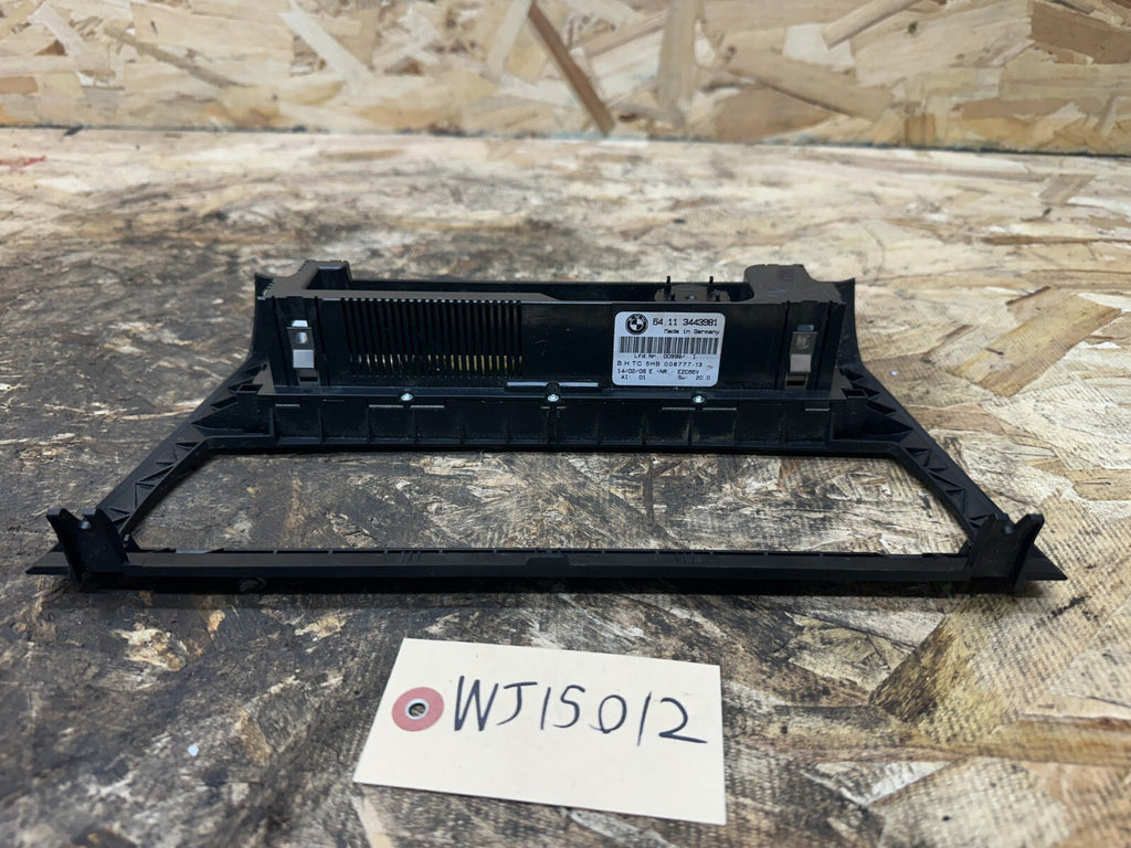 BMW 2003-2010 E83 X3 AC HEATER CLIMATE CONTROL PANEL TRIM BLACK OEM 3443981