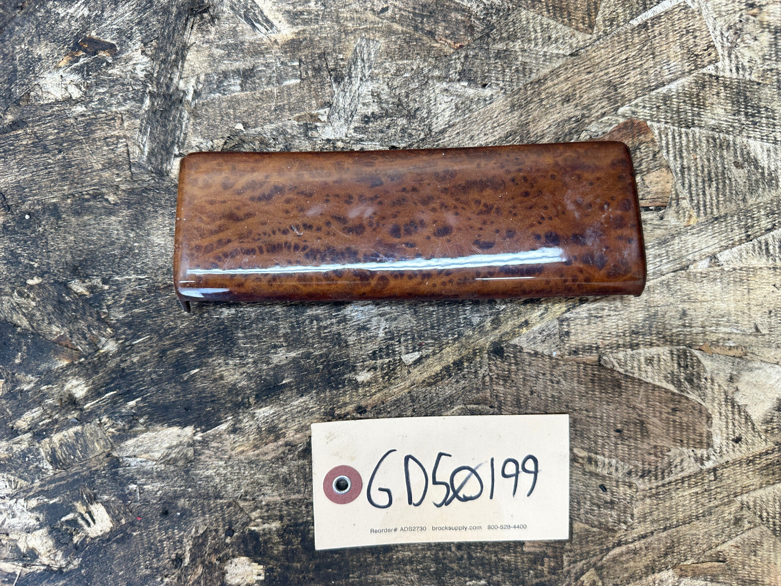 BMW 95-03 E39 5 SERIES LEFT INSTRUMENT PANEL VAVONA WOOD TRIM PIECE OEM 8159745