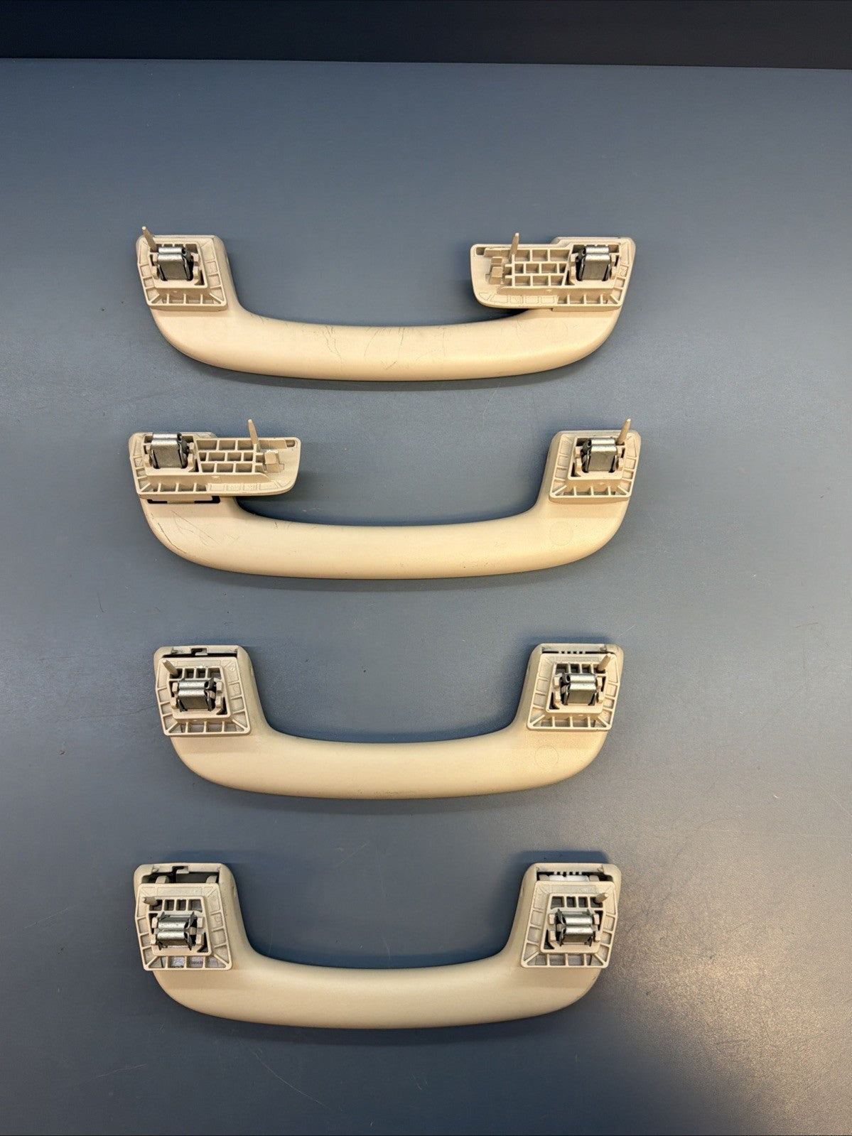 2011-2016 BMW 535I 550I F10 ROOF GRAB HANDLE SET OF 4 TAN BEIGE OEM 9171224
