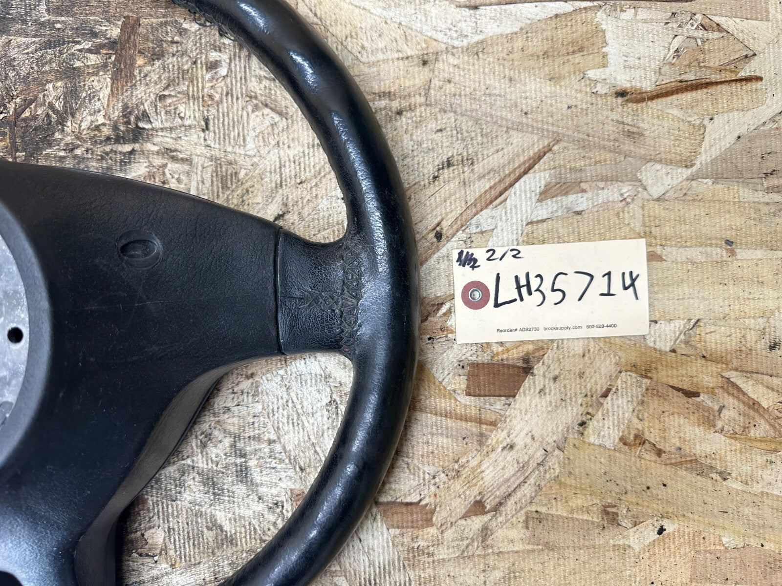 BMW 97-06 E53 E38 E39 E46 3/5/7 SERIES X5 SPORT LEATHER STEERING WHEEL 6761024