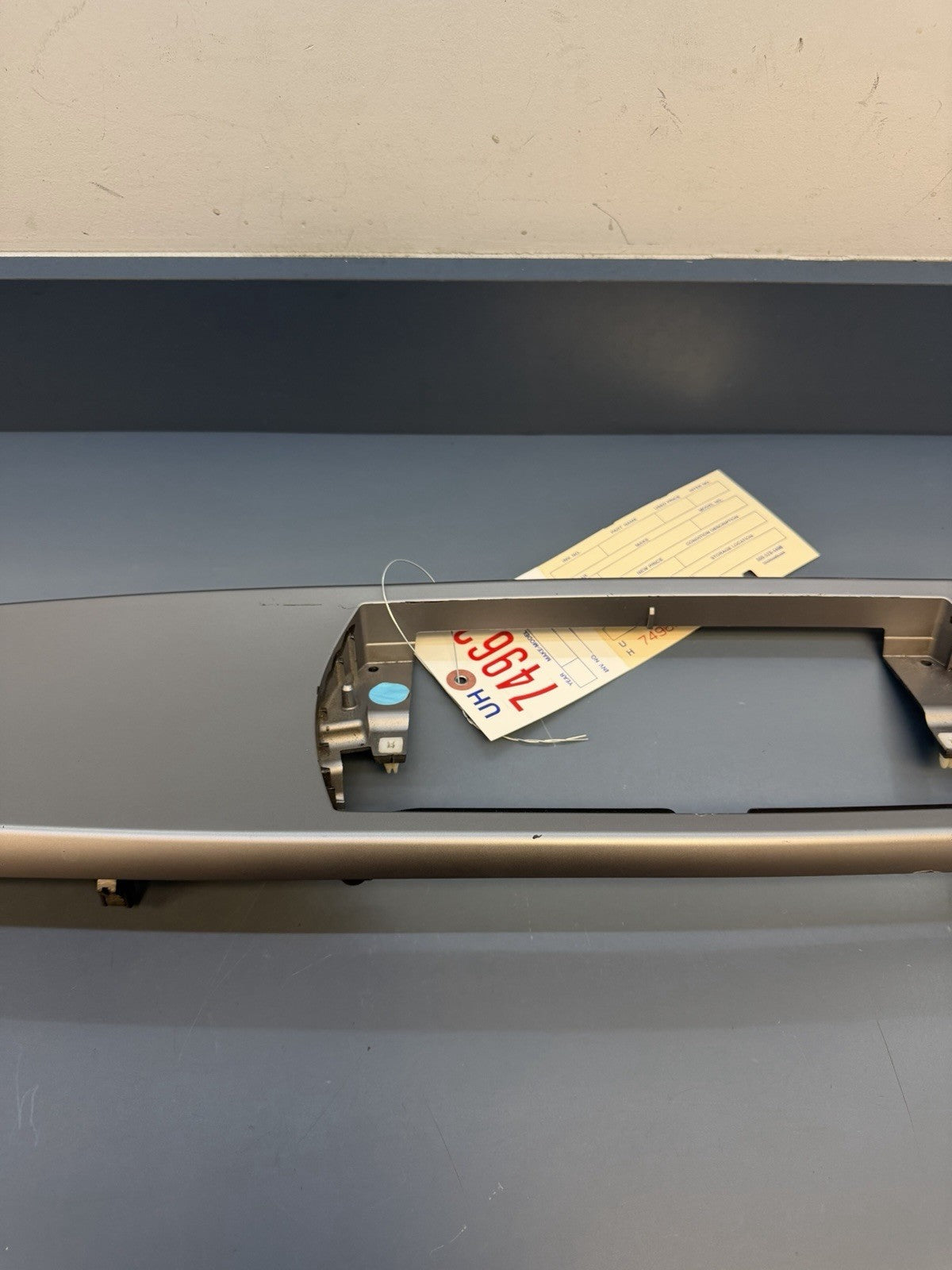 03-08 BMW Z4 E85 E86 Right Passenger Side Center Dash Trim Panel Aluminum7036358