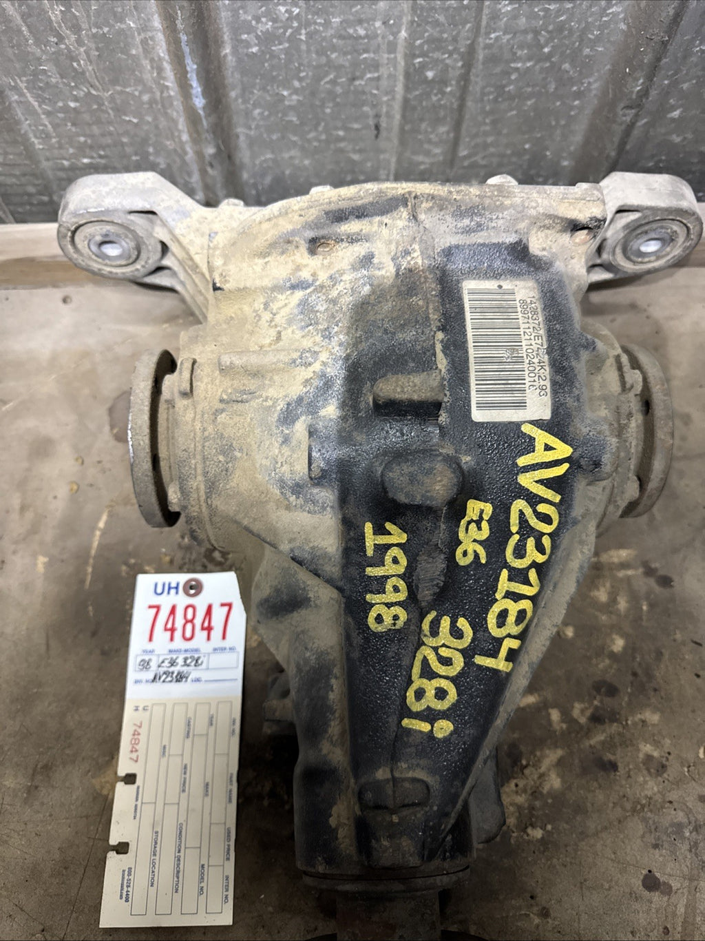 BMW REAR DIFFERENTIAL E36 SERIES 328i MANUAL FINAL DRIVE 2.93 1428372