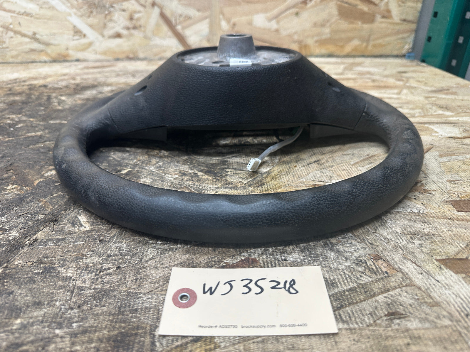 BMW 06-10 E83 X3 BLACK LEATHER STEERING WHEEL W MULTIFUNCTION CONTROLLS 3455481