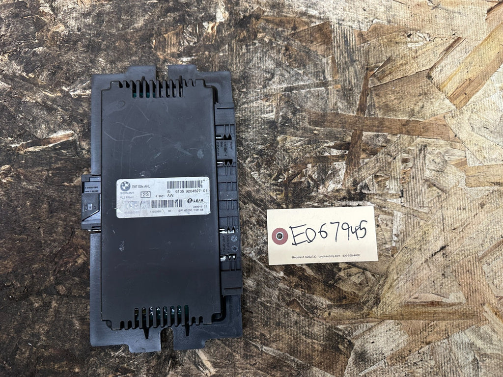 BMW 2007-2010 E92 PRE LCI FOOTWELL LIGHTING CONTROL MODULE OEM 9204527