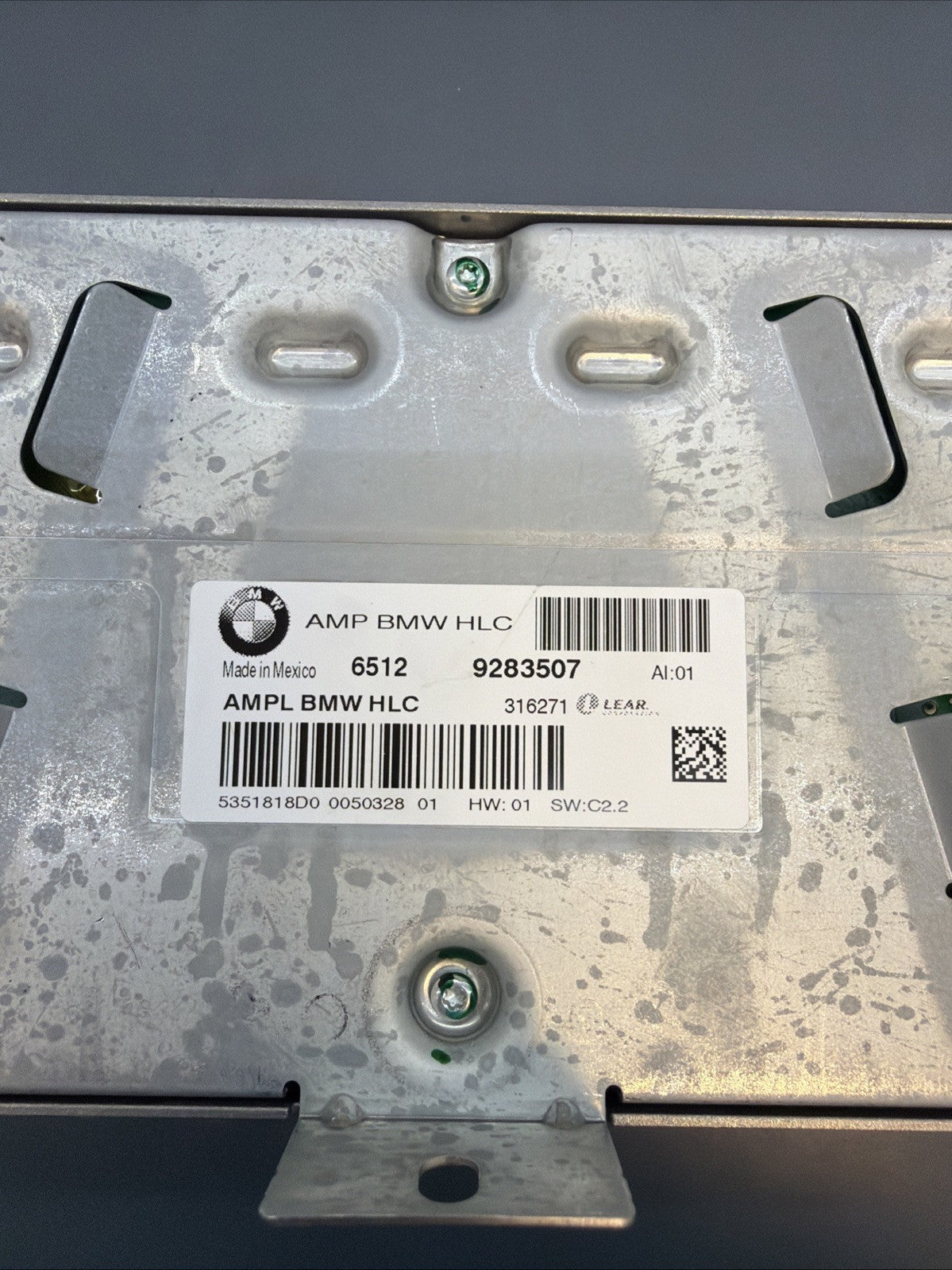 2011 - 2014 BMW F25 X3 AMP BMW HLC RADIO AUDIO AMP AMPLIFIER UNIT 9283507