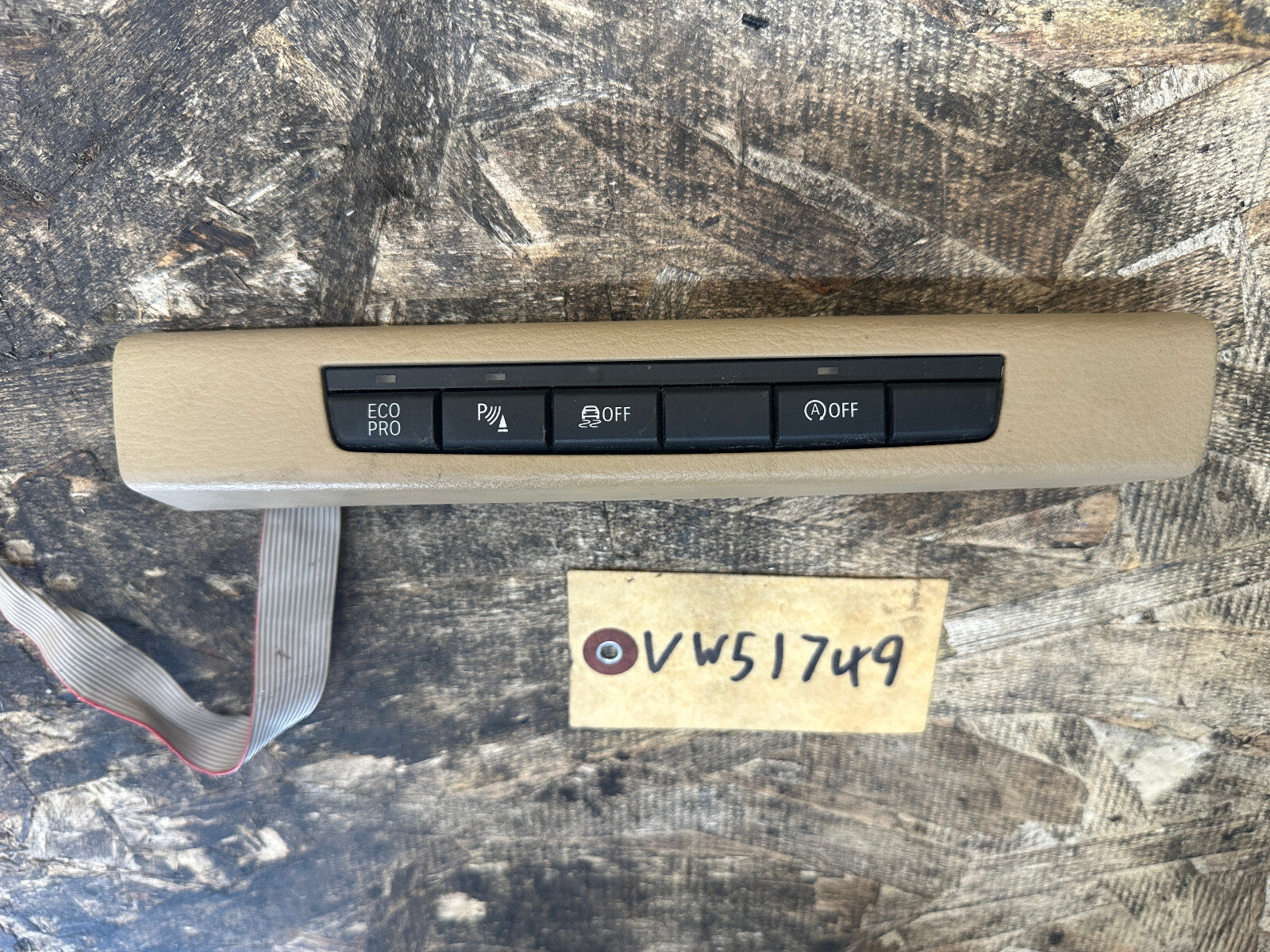 BMW 12-15 E84 X1 DRIVE MODE TRACTION CONTROL MODULE BEIGE TRIM OEM 9249505