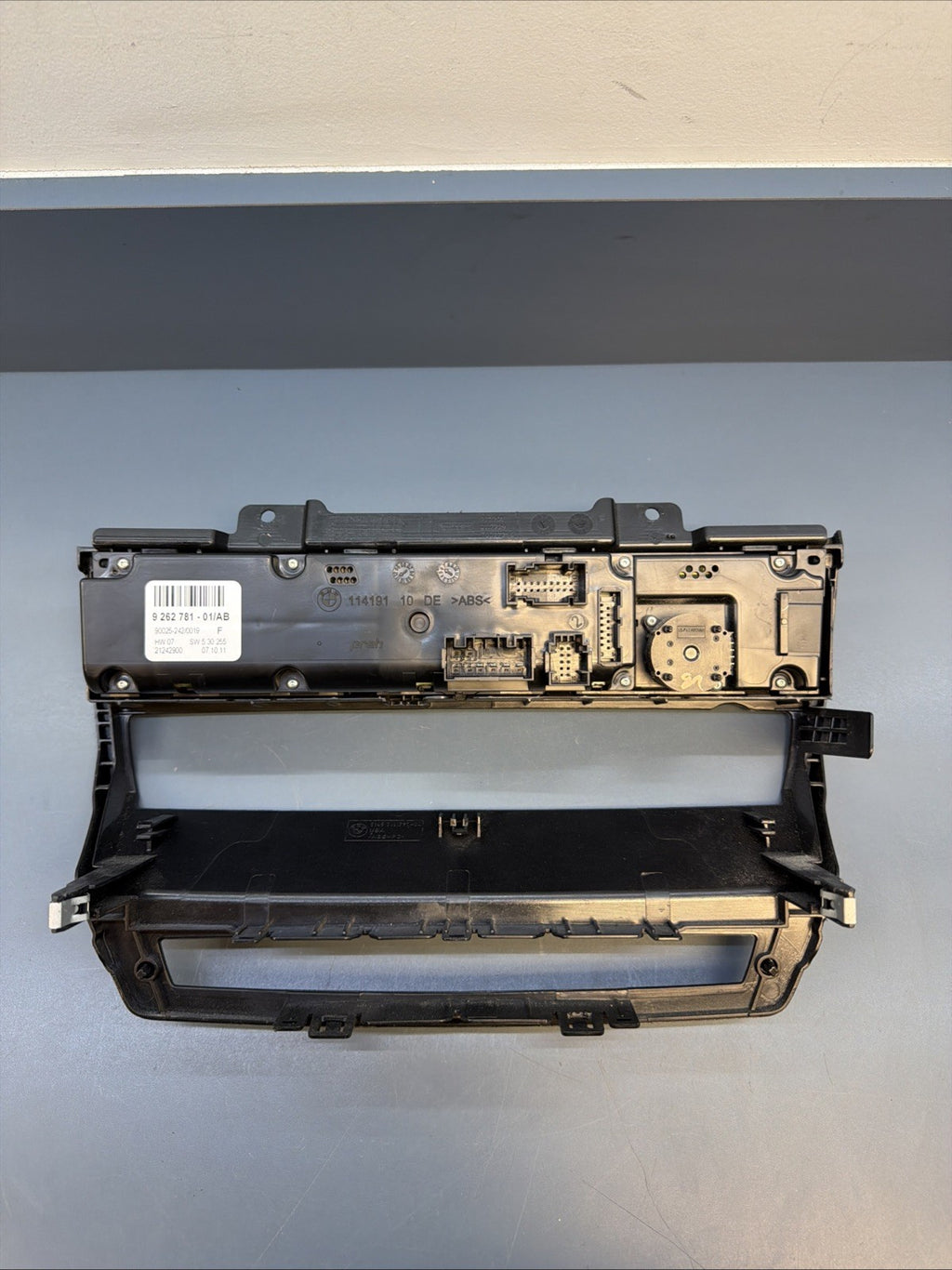 07-13 BMW X5 AC HEATER CLIMATE TEMPERATURE CONTROL SWITH PANEL OEM 9262781
