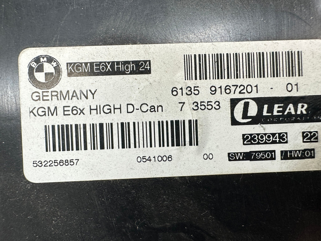 BMW 08-10 E60 E63 5/6 SERIES COMFORT CONVENIENCE CONTROL MODULE OEM 9167201