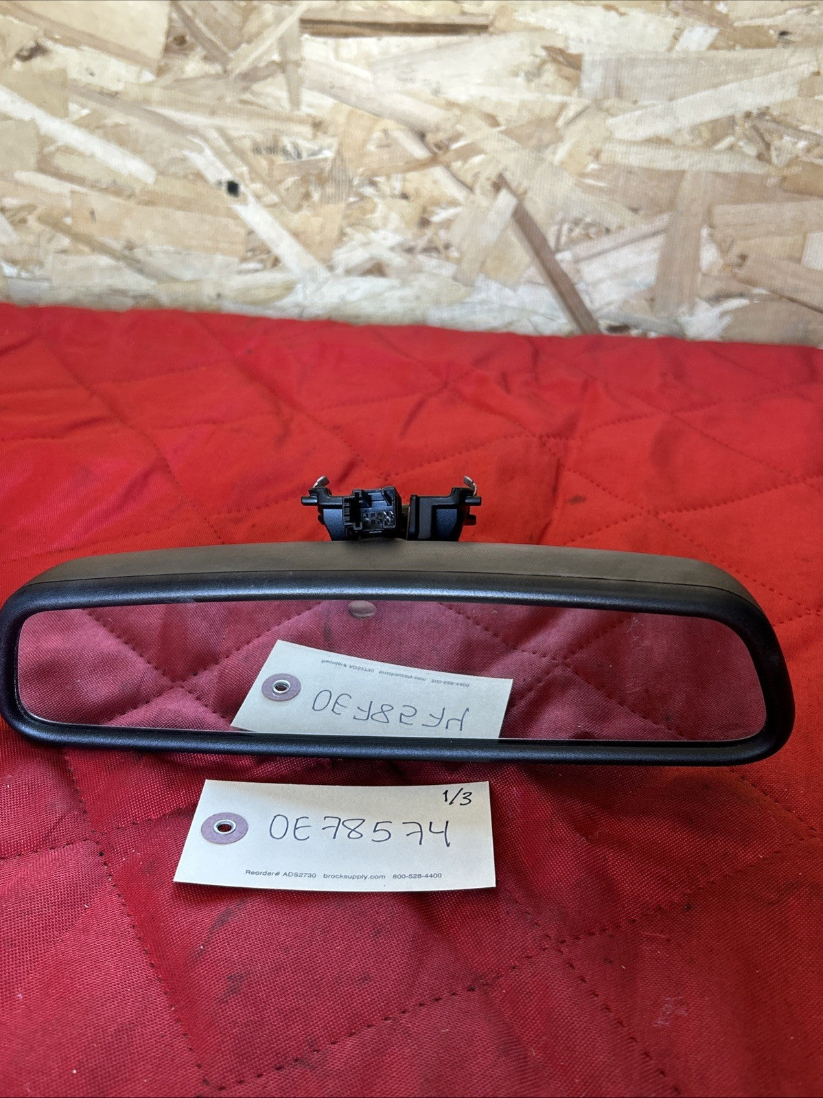 11-17 BMW X3 F25 REAR VIEW MIRROR W HOMELINK OEM 3500223
