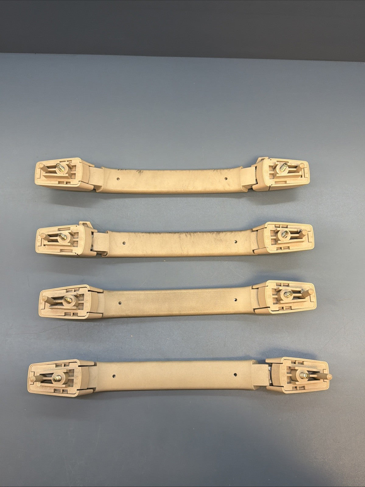 00-06 BMW E46 Headliner Grab Handle Set Front Rear Left Right Beige 8231321
