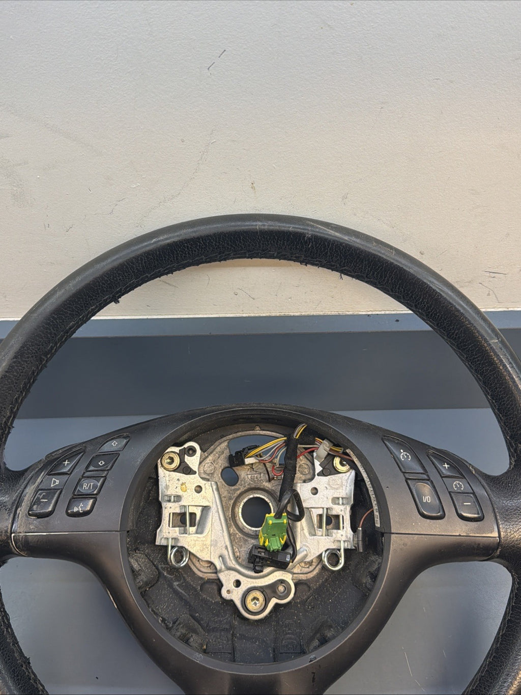 BMW 99-06 E46 3 SERIES BLACK LEATHER SPORT STEERING WHEEL OEM 101493/6760659