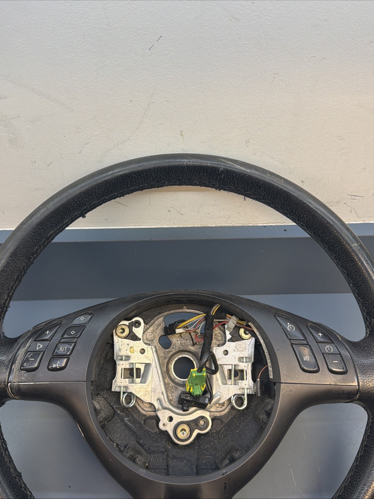 BMW 99-06 E46 3 SERIES BLACK LEATHER SPORT STEERING WHEEL OEM 101493/6760659