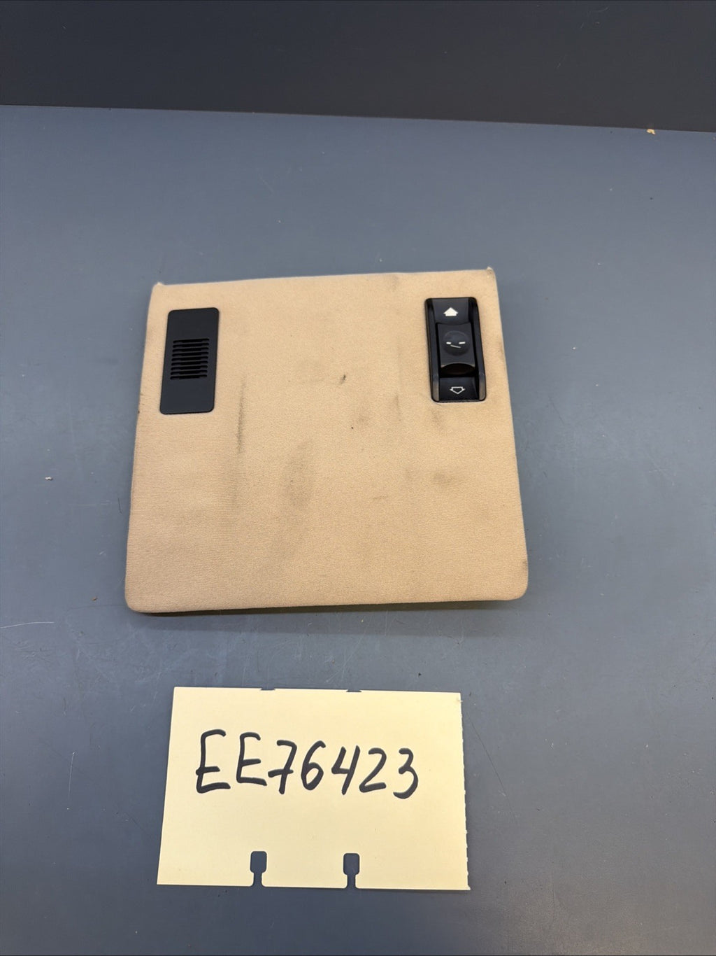 2001-2005 BMW 3-Series E46 Beige Sunroof Motor Cover w/ Switch OEM 51448222350