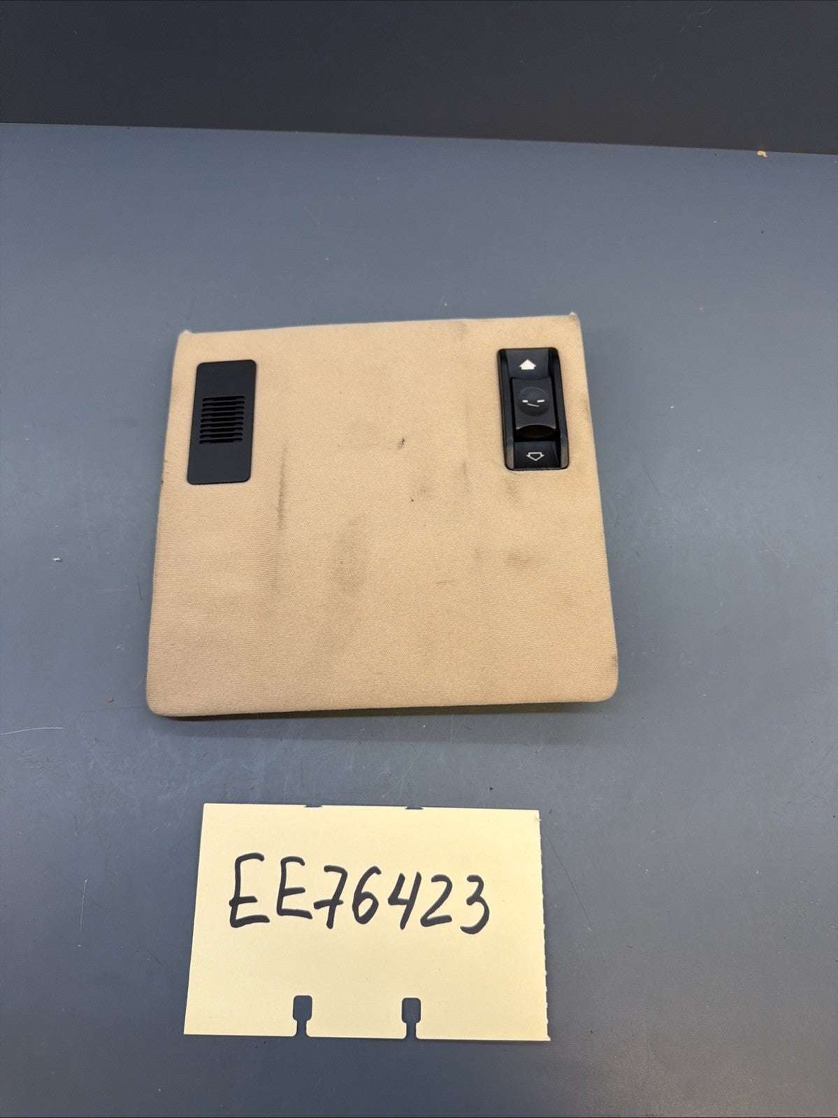 2001-2005 BMW 3-Series E46 Beige Sunroof Motor Cover w/ Switch OEM 51448222350