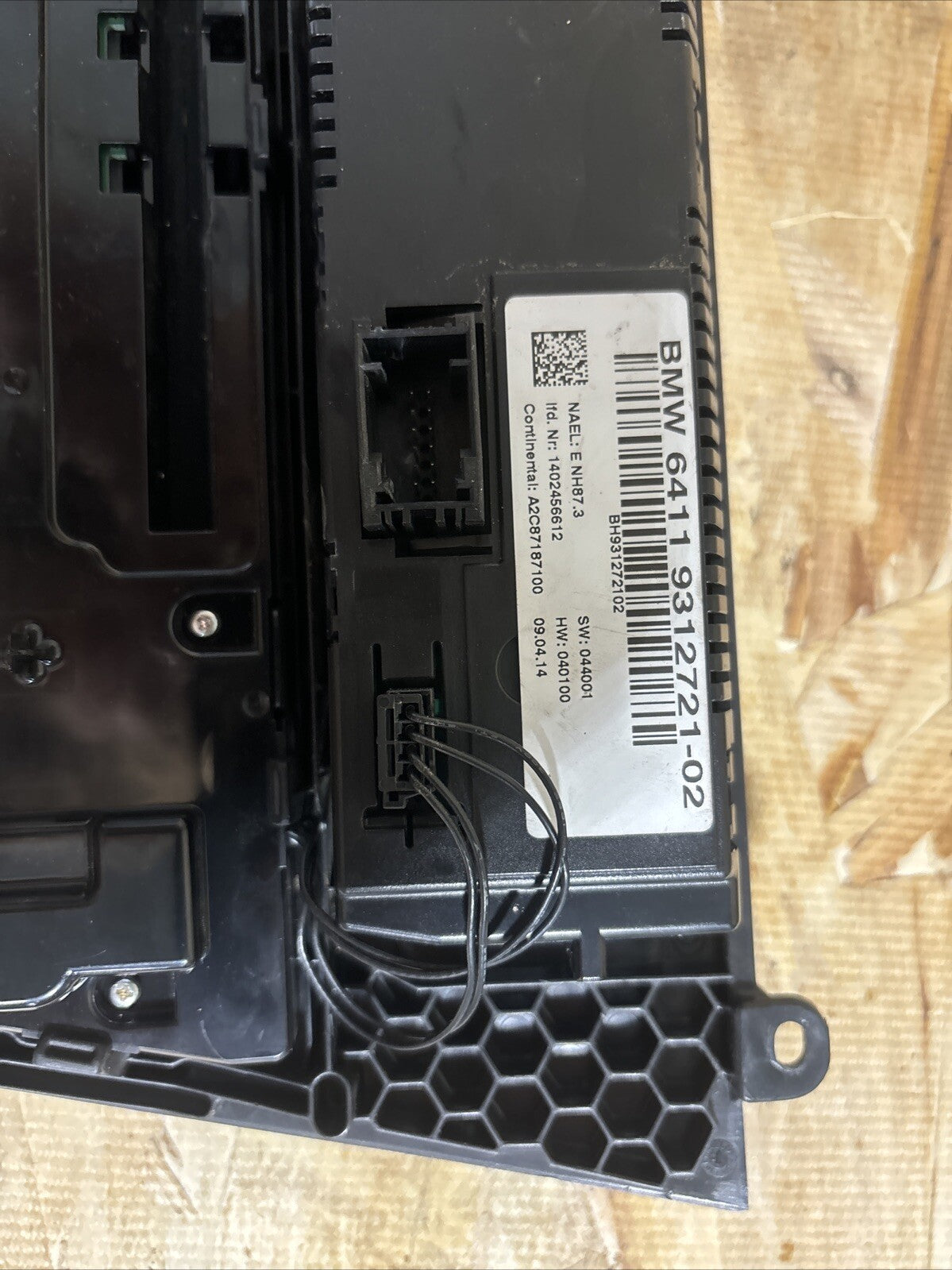 OEM BMW X3 F25 CLIMATE A/C CONTROL RADIO PANEL 9312721
