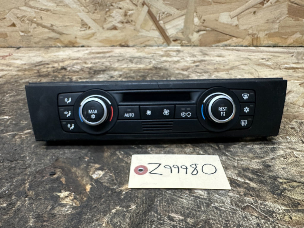 BMW 2006-2012 E90 BROKEN FOR PARTS CLIMATE CONTROL SWITCH PANEL OEM 9162983