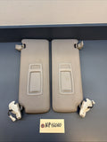 12-18 BMW 320i 328i 335i F30 Front Left & Right Sun Visor w/ Mirror Set Gray OEM