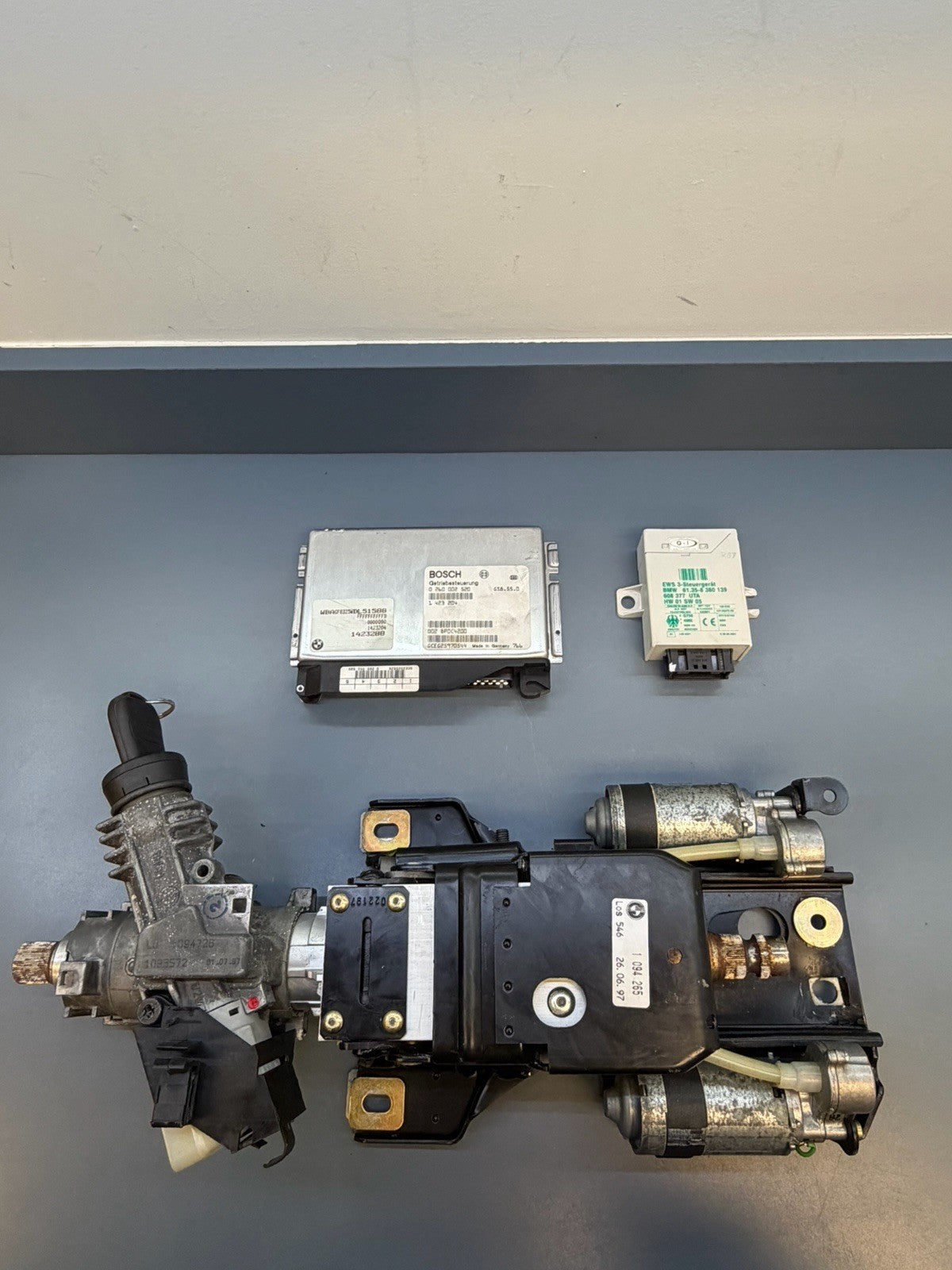 98-03 E38 E39 E53 BMW 740I 740IL DME MODULE EWS 3 IMMOBILIZER IGNITION KEY SWAP