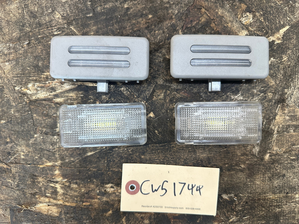 BMW 03-10 E60 5 SERIES LIGHT GRAY INTERIOR LIGHTS 4PC 6962040+6962039+155149