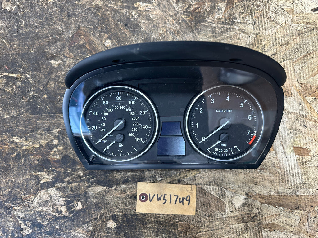 BMW 04-15 E90 E84 3 SERIES X1 SPEEDOMETER INSTRUMENT GAGUE CLUSTER OEM 9284265