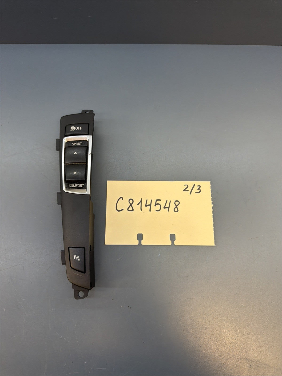 BMW 10-17 F10 5 SERIES TRACTION CONTROL DRIVE MODE CENTER SWITCH BLACK 9202945