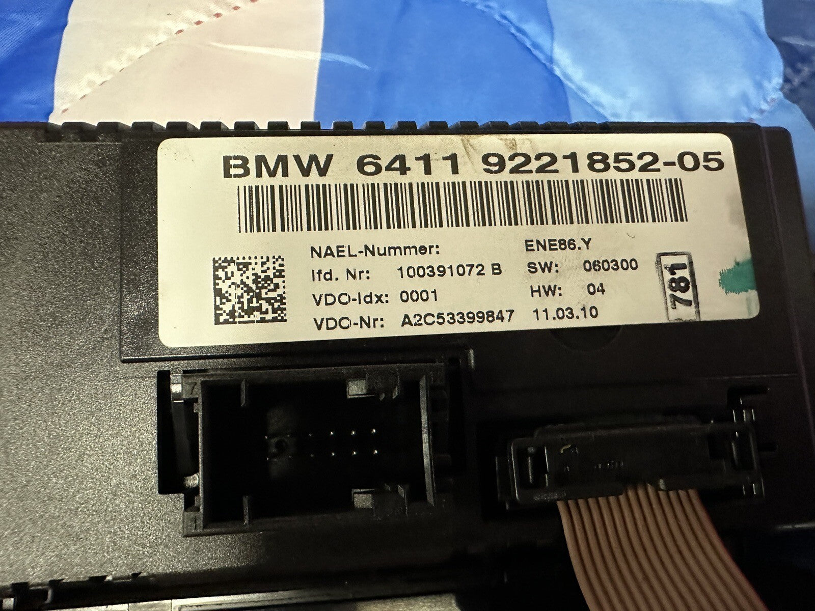 10-12 BMW 328i A/C HEATER TEMPERATURE CLIMATE CONTROL UNIT OEM 6411 9221852