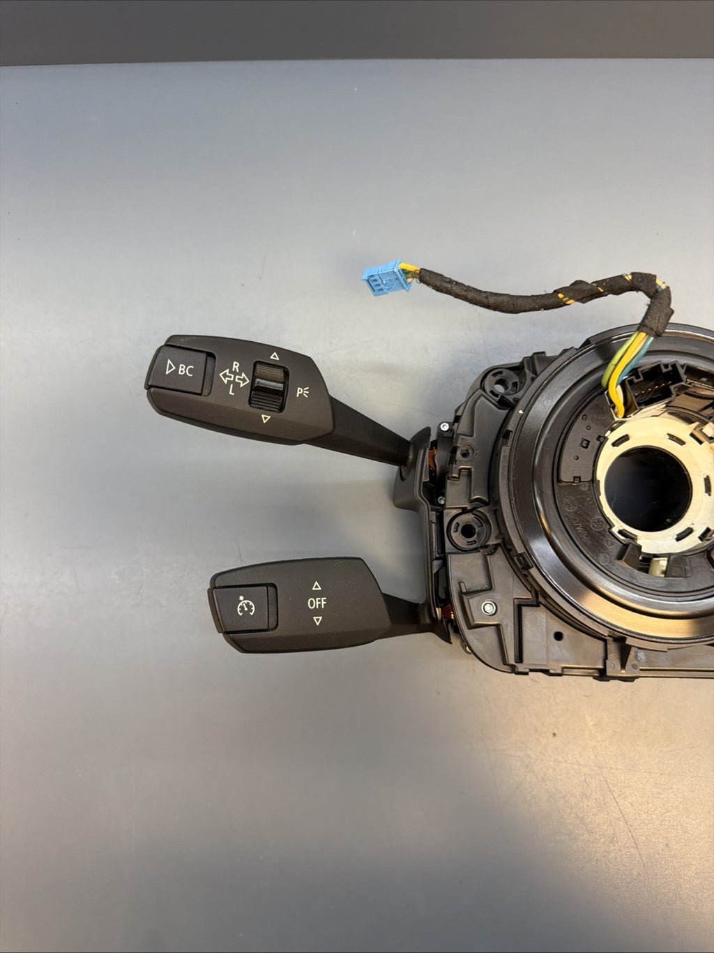 BMW 06-12 E90 STEERING COLUMN SWITCH MODULE HEATED W/ CLOCK SPRING OEM 9169755