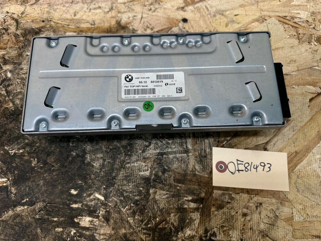 BMW 09-19 F2X F3X E7X TOP HiFi RADIO AUDIO AMPLIFIER OEM 9312519