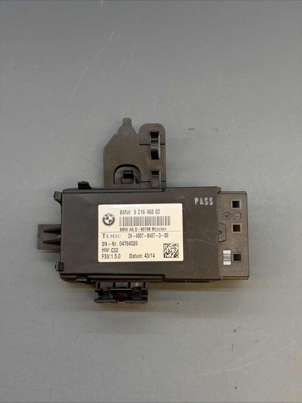 12-18 BMW 328i 335i F30 F34 FRONT OR REAR HEATED SEAT CONTROL MODULE 9216468